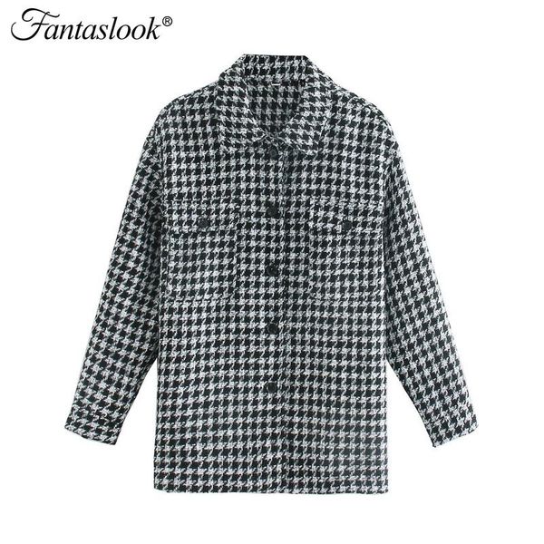 women's jackets elegant plaid jacket women vintage button thick coat long sleeve winter female warm turn-down collar loose outerwear, Black;brown
women's jackets elegant plaid jacket women vintage button thick coat long sleeve winter female warm turn-down collar loose outerwear, Black;brown