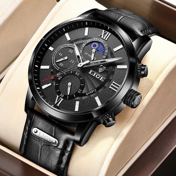 wristwatches 2021 now luxury bla quartz watch men's leather 30m waterproof fashion delivery, Slivery;brown
wristwatches 2021 now luxury bla quartz watch men's leather 30m waterproof fashion delivery, Slivery;brown