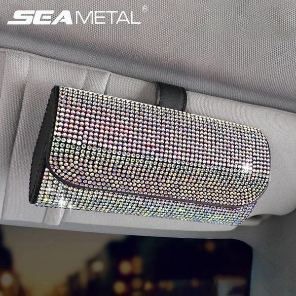 car organizer bling sunglasses bag auto sun visor storage box rhinestone sunshade plate glasses universal for women girls
car organizer bling sunglasses bag auto sun visor storage box rhinestone sunshade plate glasses universal for women girls