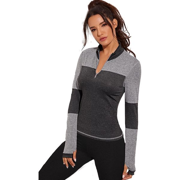 2021 naked sense running slim long sleeve yoga women's sports tights fitness suit, Gray
2021 naked sense running slim long sleeve yoga women's sports tights fitness suit, Gray