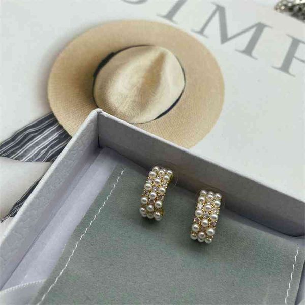 70% off outlet online new pearl half round full diamond temperament earrings, Golden
70% off outlet online new pearl half round full diamond temperament earrings, Golden