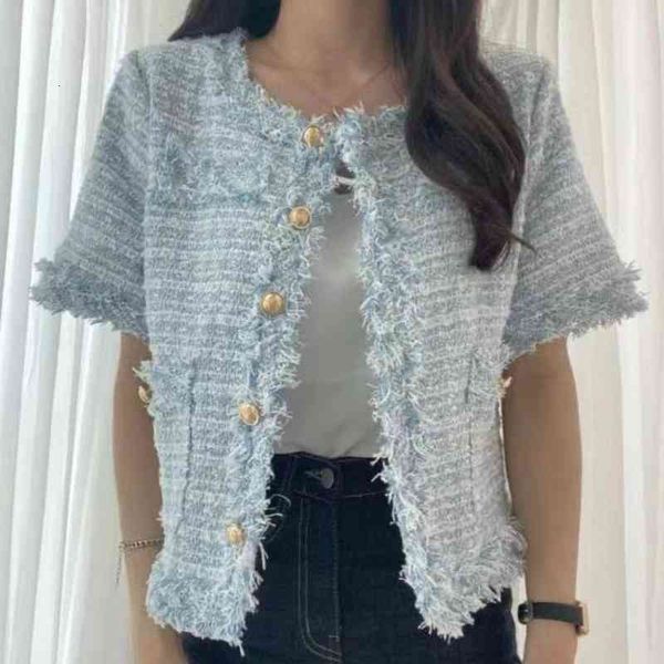 two piece dress zawfl women's jacket 2021 summer korean fashion retro collar loose design thin cuff tweed short coat, White
two piece dress zawfl women's jacket 2021 summer korean fashion retro collar loose design thin cuff tweed short coat, White