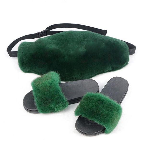 fashion women slippers with rex fanny packs customized mixed colors real piel slides cute plush shoes, Black
fashion women slippers with rex fanny packs customized mixed colors real piel slides cute plush shoes, Black