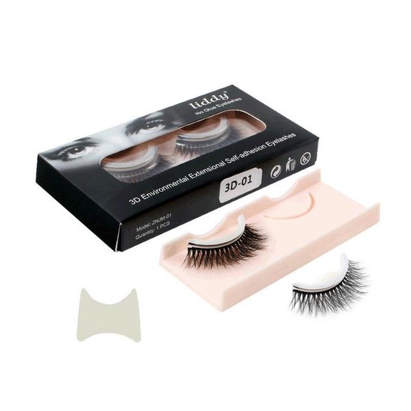 false eyelashes 3 pairs natural curly self-adhesive reusable extension self-stick glue eye lashes
false eyelashes 3 pairs natural curly self-adhesive reusable extension self-stick glue eye lashes