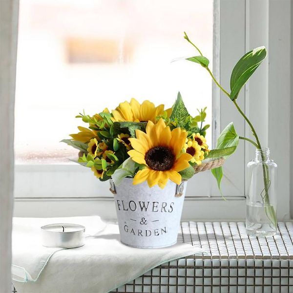 decorative flowers & wreaths artificial daisy pot fake in metal potted bouquet with vase for wedding party stage centerpieces windowsill dec
decorative flowers & wreaths artificial daisy pot fake in metal potted bouquet with vase for wedding party stage centerpieces windowsill dec