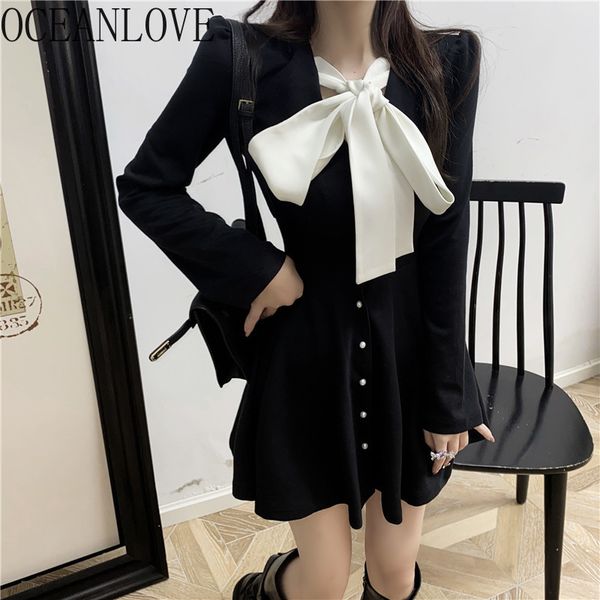 spring woman dress black solid bandage bow vintage a-line vestidos korean autumn ins femme robes high waist 19440 210415, Black;gray
spring woman dress black solid bandage bow vintage a-line vestidos korean autumn ins femme robes high waist 19440 210415, Black;gray