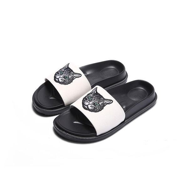 slippers fashion animal cat head summer women flip flops non-slip comfortable home female beach slides, Black
slippers fashion animal cat head summer women flip flops non-slip comfortable home female beach slides, Black