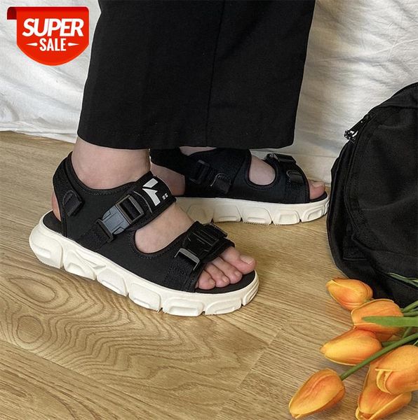 velcro buckle sandals women all-match sports casual shoes student beach flat tide #c391, Black
velcro buckle sandals women all-match sports casual shoes student beach flat tide #c391, Black