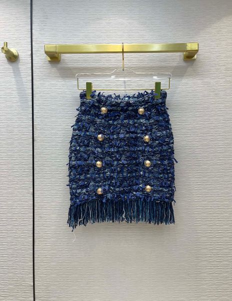 2021 spring autumn winter blue /white tassel panelled designer a skirts fashion brand same style 0820-20, Black
2021 spring autumn winter blue /white tassel panelled designer a skirts fashion brand same style 0820-20, Black