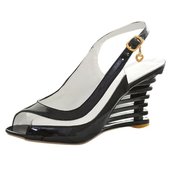 dress shoes women's fashion back strap buckle belt fish mouth wedge heel high sandals sommerschuhe damen 2021#byy30, Black
dress shoes women's fashion back strap buckle belt fish mouth wedge heel high sandals sommerschuhe damen 2021#byy30, Black