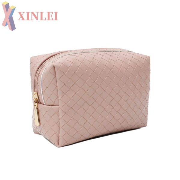 cosmetic bags & cases xinlei simple fashion trend waterproof leather woven pattern pu makeup portable zipper storage bag women xb257
cosmetic bags & cases xinlei simple fashion trend waterproof leather woven pattern pu makeup portable zipper storage bag women xb257