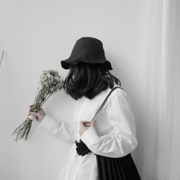 wide brim hats umi mao yamamoto wind dark black retro literature art cotton linen casual sun fisherman solid color hat harajuku y2k, Blue;gray
wide brim hats umi mao yamamoto wind dark black retro literature art cotton linen casual sun fisherman solid color hat harajuku y2k, Blue;gray