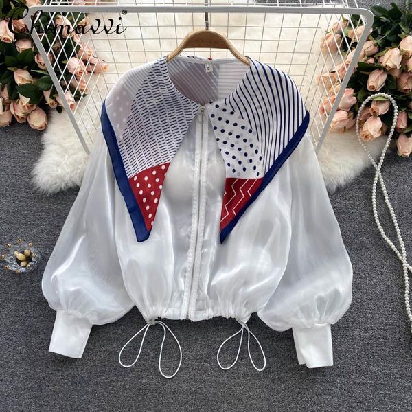 women's jackets fashion silk scarf large lapel for women 2021 summer bubble long sleeve sun protection coat loose simple cardigan jacke, Black;brown
women's jackets fashion silk scarf large lapel for women 2021 summer bubble long sleeve sun protection coat loose simple cardigan jacke, Black;brown