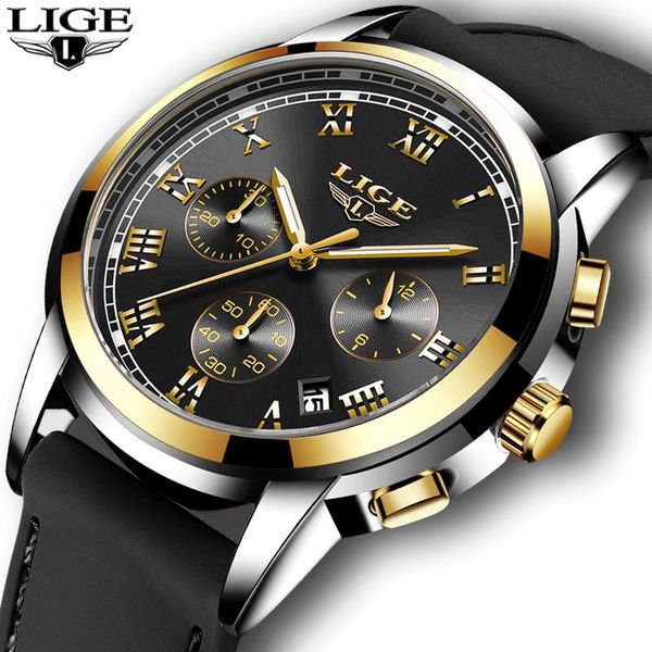 wristwatches lige mens watches silicone strap sport waterproof quartz clock army military wrist watch relogio masculino, Slivery;brown
wristwatches lige mens watches silicone strap sport waterproof quartz clock army military wrist watch relogio masculino, Slivery;brown