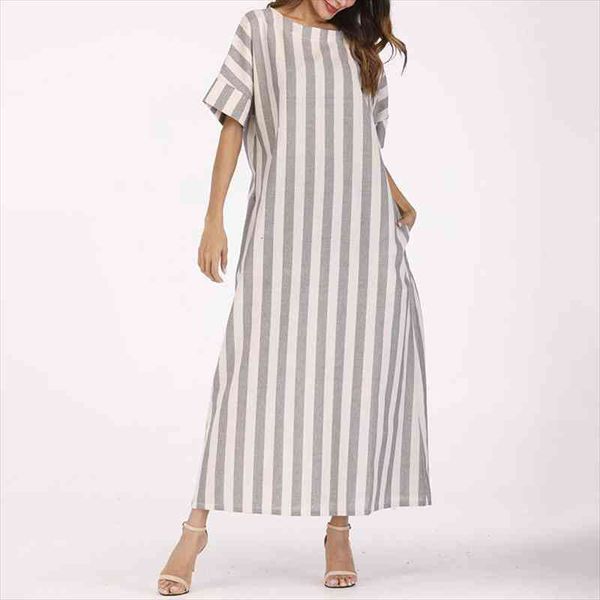women boho striped summer dress cotton linen casual size loose baggy kaftan long maxi dress plus size 4xl 5xl vestidos, Black;gray
women boho striped summer dress cotton linen casual size loose baggy kaftan long maxi dress plus size 4xl 5xl vestidos, Black;gray