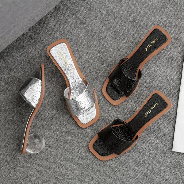 slippers 2021 summer designer women crystal clear high heels slides mules fashion lady open toe strange low party shoes, Black
slippers 2021 summer designer women crystal clear high heels slides mules fashion lady open toe strange low party shoes, Black