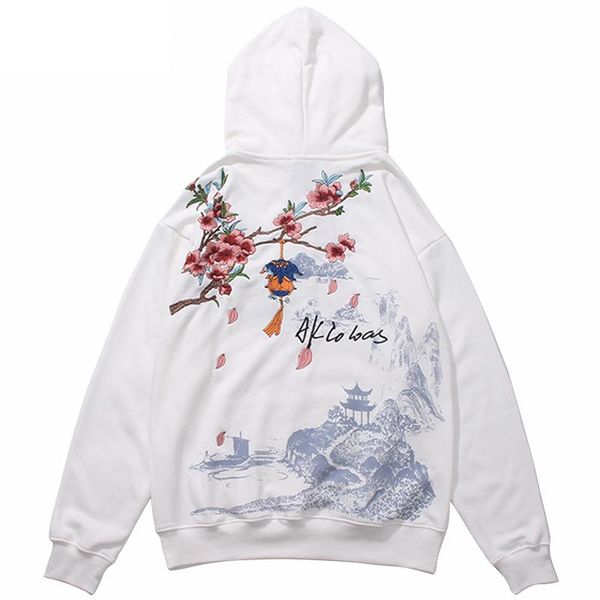 men's hoodies & sweatshirts hip hop men streetwear hoodie japan sakura embroidery wonderland print sweatshirt 2021 autumn casual floral, Black
men's hoodies & sweatshirts hip hop men streetwear hoodie japan sakura embroidery wonderland print sweatshirt 2021 autumn casual floral, Black
