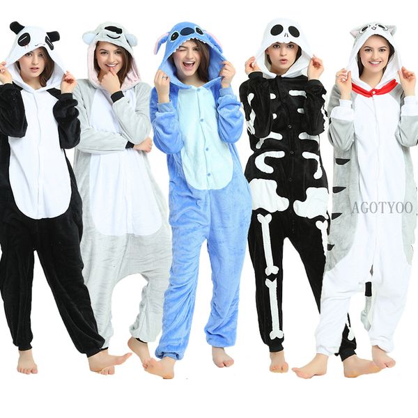 skeleton onesies panda unicorn cartoon onesie women flannel pajamas animal cosplay one piece sleepwear children jumpsuits, Black;white
skeleton onesies panda unicorn cartoon onesie women flannel pajamas animal cosplay one piece sleepwear children jumpsuits, Black;white