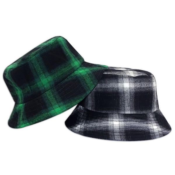 cloches minanser men's plaid printed buckets hats women harajuku panama bucket cap vintage checked, Blue;gray
cloches minanser men's plaid printed buckets hats women harajuku panama bucket cap vintage checked, Blue;gray