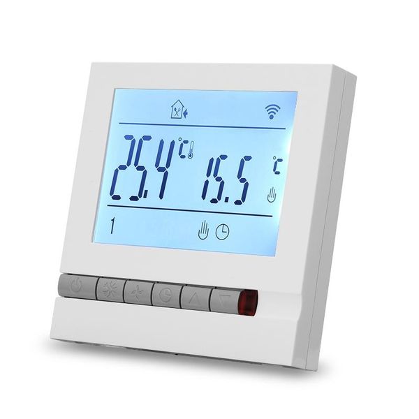 smart home control lcd wifi temperature controller thermostat for water/electric floor heating water/gas boiler works with alexa google
smart home control lcd wifi temperature controller thermostat for water/electric floor heating water/gas boiler works with alexa google