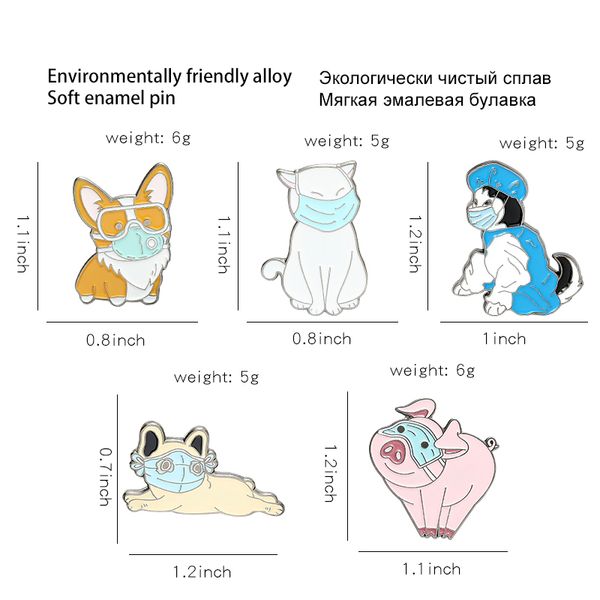 life first animal enamel pin custom cat dog pig corgi husky french bulldog brooches bag lapel pin cartoon fun badge jewelry giftdio chan con, Silver
life first animal enamel pin custom cat dog pig corgi husky french bulldog brooches bag lapel pin cartoon fun badge jewelry giftdio chan con, Silver