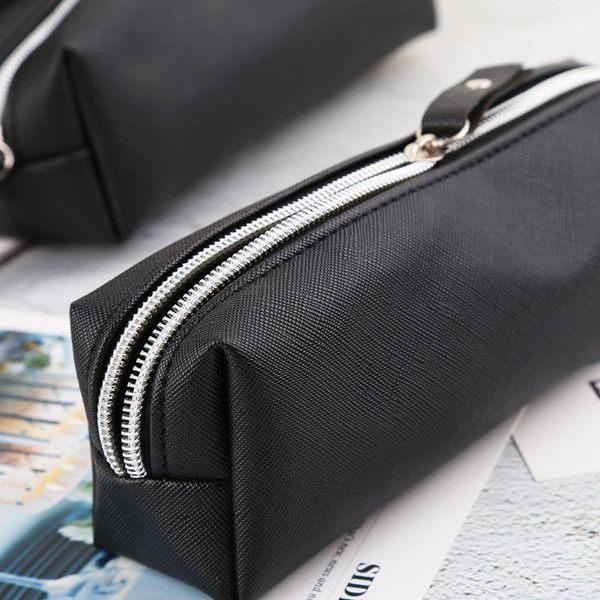 pencil bags large capacity leather makeup bag case pen pouch stationery box purse y5la
pencil bags large capacity leather makeup bag case pen pouch stationery box purse y5la