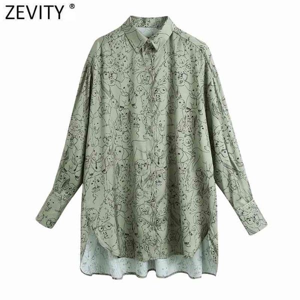 zevity new women vintage abstract dogs print casual loose blouse retro business oversize shirts chic femme blusas ls7341 210409, White
zevity new women vintage abstract dogs print casual loose blouse retro business oversize shirts chic femme blusas ls7341 210409, White