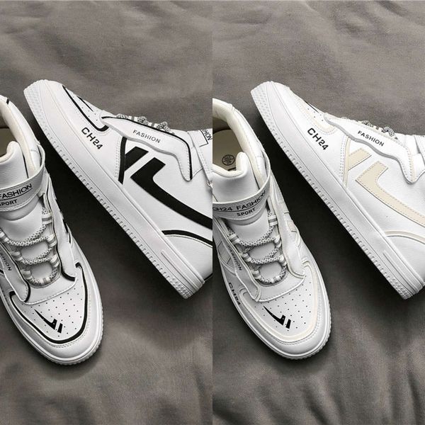 Casual shoes 2021 new autumn high top board trend Korean versatile sports leisure men's fashion 9108 U94O, 9108 white black
Casual shoes 2021 new autumn high top board trend Korean versatile sports leisure men's fashion 9108 U94O, 9108 white black