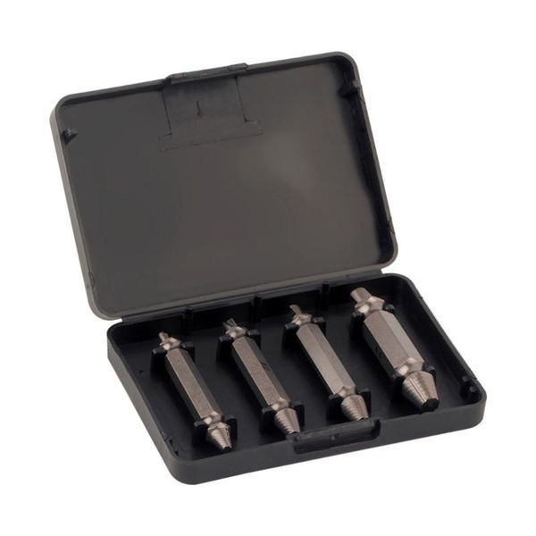 professional drill bits 4pcs steel broken speed out damaged screw extractor bit guide set bolt remover easy
professional drill bits 4pcs steel broken speed out damaged screw extractor bit guide set bolt remover easy