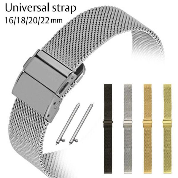 watch bands replacement band 16mm 18mmm 20mm 22mm strap stainless steel ml loop meshed straps quick release pins wrist bracelet, Black;brown
watch bands replacement band 16mm 18mmm 20mm 22mm strap stainless steel ml loop meshed straps quick release pins wrist bracelet, Black;brown