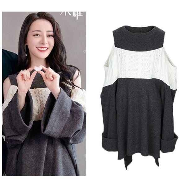 women's sweaters sweater women 2021 korean fashion knitted pullover sweet for streetwear, White;black
women's sweaters sweater women 2021 korean fashion knitted pullover sweet for streetwear, White;black