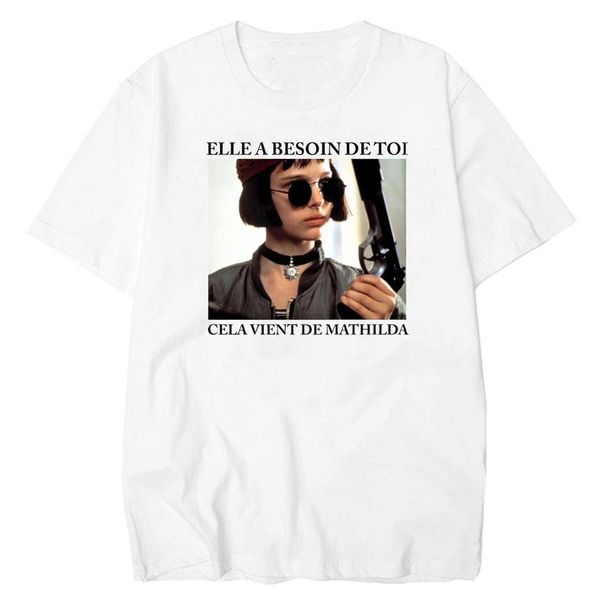 leon professional white harajuku womens t shirts vintage matilda tee femme basic v neck design
leon professional white harajuku womens t shirts vintage matilda tee femme basic v neck design