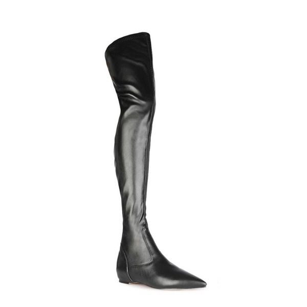 boots olomlb fashion womens over knee high low heel pointed toe genuine leather shoes black long slim plus size 34-45
boots olomlb fashion womens over knee high low heel pointed toe genuine leather shoes black long slim plus size 34-45
