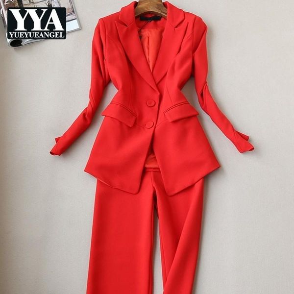 women's two piece pants office ladies blazer high waist wide leg suit trousers 2 set autumn elegant slim sinlge breasted solid red jack, White
women's two piece pants office ladies blazer high waist wide leg suit trousers 2 set autumn elegant slim sinlge breasted solid red jack, White