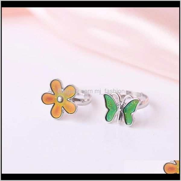 2021 band drop delivery dinosaur flower butterfly the moon mood ring color change with temperature feeling rings women jewelry cbsrf, Silver
2021 band drop delivery dinosaur flower butterfly the moon mood ring color change with temperature feeling rings women jewelry cbsrf, Silver