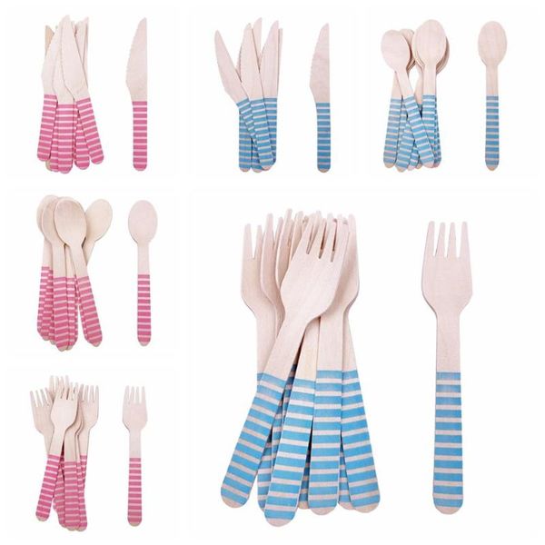 disposable dinnerware 16pc wooden blue pink fork knife spoon tableware happy birthday party decor kids baby shower supplies wedding
disposable dinnerware 16pc wooden blue pink fork knife spoon tableware happy birthday party decor kids baby shower supplies wedding