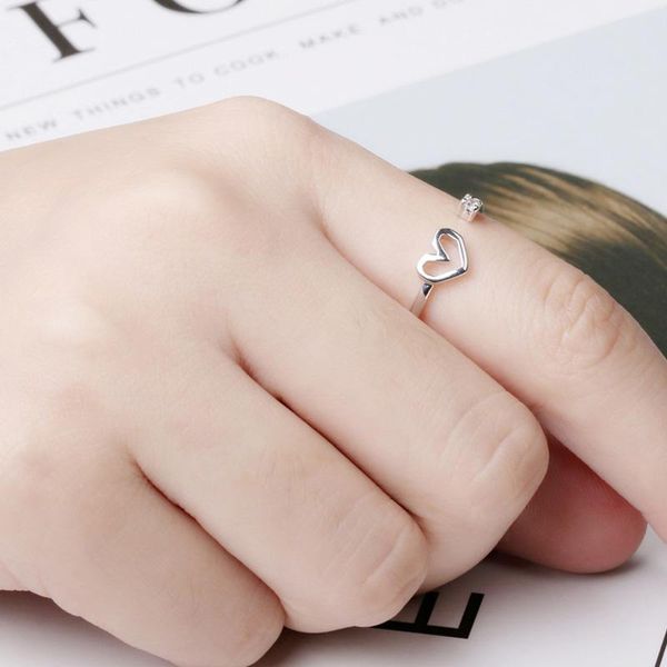wedding rings romantic silver color hollow heart love for woman 2021 fashion korean jewelry party luxury ring girl's unusual, Slivery;golden
wedding rings romantic silver color hollow heart love for woman 2021 fashion korean jewelry party luxury ring girl's unusual, Slivery;golden