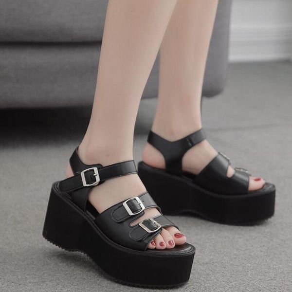 sandals boussac buckle strap slingback platform women open toe one summer black punk goth shoes
sandals boussac buckle strap slingback platform women open toe one summer black punk goth shoes