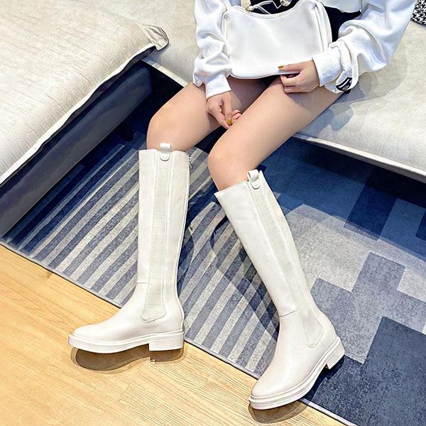 boots 2021 autumn and winter british style knee-length high-tube fashion women's increased round-toe zipper, Black
boots 2021 autumn and winter british style knee-length high-tube fashion women's increased round-toe zipper, Black