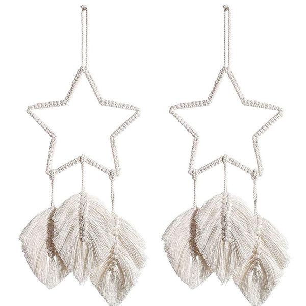 tapestries 2 pcs macrame wall hanging woven home decor pediment decoration for bedroom or living room kids
tapestries 2 pcs macrame wall hanging woven home decor pediment decoration for bedroom or living room kids