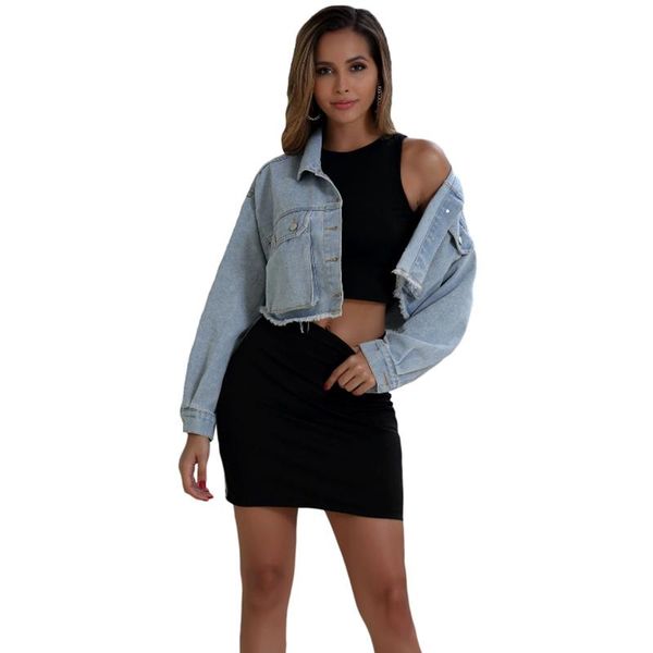 men's jackets denim women's blue coat 2021 autumn for women jeans single breasted coats female feminine clothing, Black;brown
men's jackets denim women's blue coat 2021 autumn for women jeans single breasted coats female feminine clothing, Black;brown