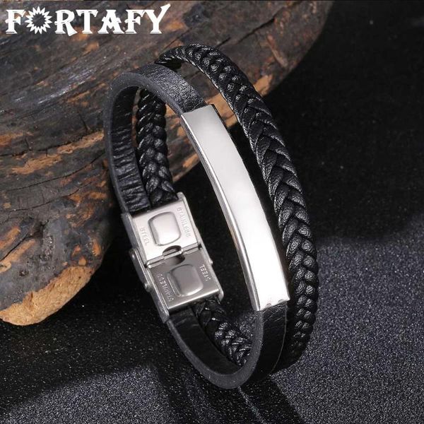 charm bracelets fortafy double braided leather bangle bracelet men hand jewelry stainless steel vintage wristband for friend gift fr1148, Golden;silver
charm bracelets fortafy double braided leather bangle bracelet men hand jewelry stainless steel vintage wristband for friend gift fr1148, Golden;silver