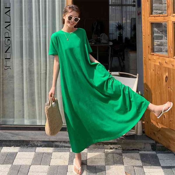 minimalist green dress women's summer round neck loose short sleeve mid-calf dresses female fashion 5e370 210427, Black;gray
minimalist green dress women's summer round neck loose short sleeve mid-calf dresses female fashion 5e370 210427, Black;gray