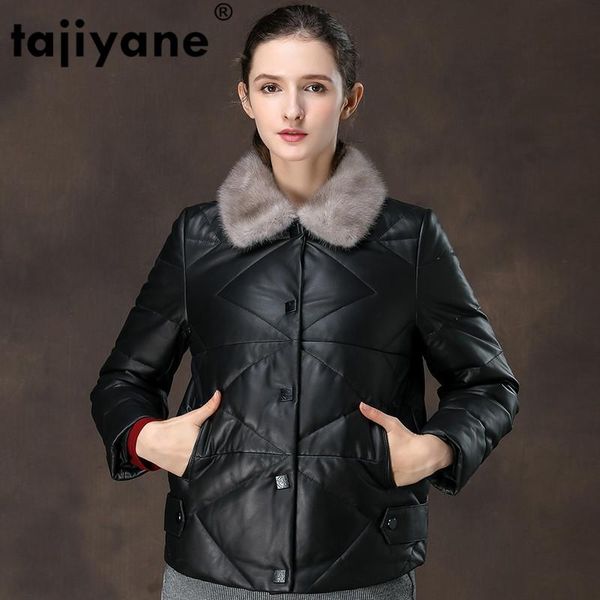 women's leather & faux real genuine jacket autumn winter coat women clothes 2021 collar sheepskin down female zt4756, Black
women's leather & faux real genuine jacket autumn winter coat women clothes 2021 collar sheepskin down female zt4756, Black