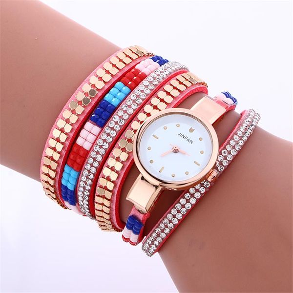 wristwatches women bracelet watches crystal gold wrist watch leather quartz multicolored acrylic mosaic ladies, Slivery;brown
wristwatches women bracelet watches crystal gold wrist watch leather quartz multicolored acrylic mosaic ladies, Slivery;brown