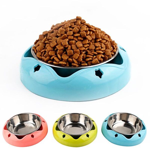 cat bowls & feeders stainless steel pet bowl with stand durable non-slip bite resistance puppy kitten feeder dual-use for drinking and feedi
cat bowls & feeders stainless steel pet bowl with stand durable non-slip bite resistance puppy kitten feeder dual-use for drinking and feedi