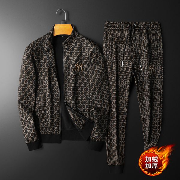 tracksuits sport suit fashion classic tencel aorong thickening trend design leisure sports printing for men, Gray
tracksuits sport suit fashion classic tencel aorong thickening trend design leisure sports printing for men, Gray