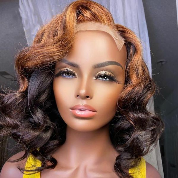short bob ombre brownt highlight remy loose wave 13x4/6 lace front wig for black women with baby hair natural headline glueless wigs, Black;brown
short bob ombre brownt highlight remy loose wave 13x4/6 lace front wig for black women with baby hair natural headline glueless wigs, Black;brown