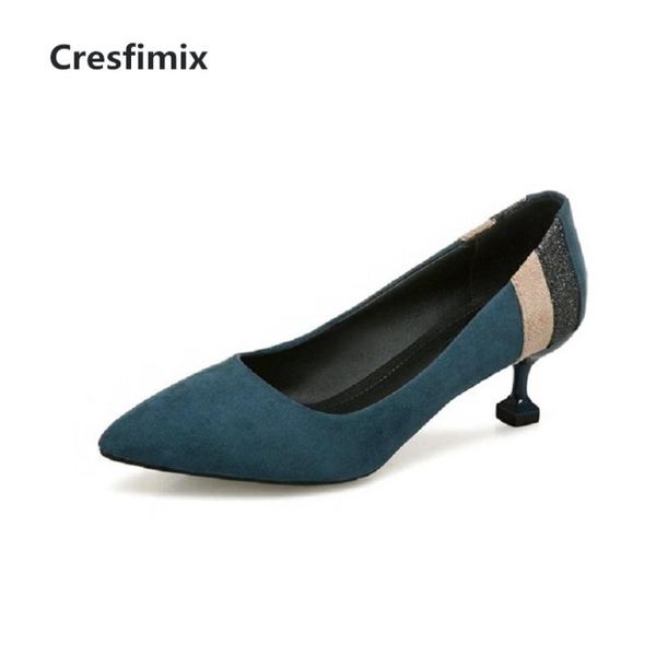 dress shoes cresfimix femmes talons hauts women casual flock comfortable spring & summer lady cool stylish b2965, Black
dress shoes cresfimix femmes talons hauts women casual flock comfortable spring & summer lady cool stylish b2965, Black