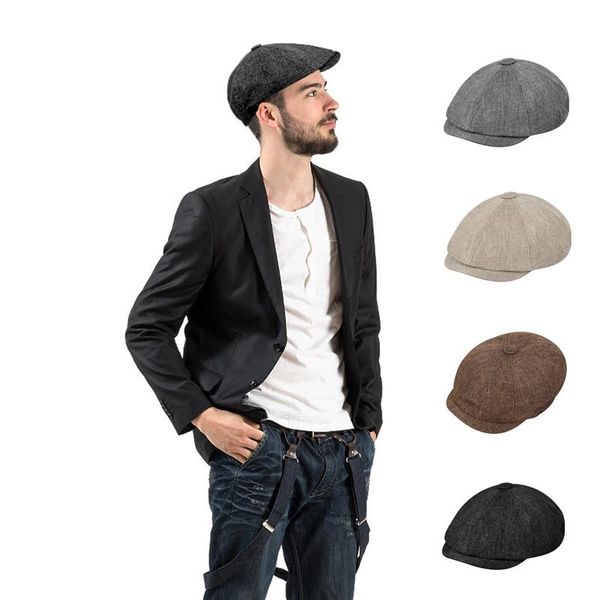 berets fashion men cotton cool street sboy octagonal hat retro vintage casual male outdoors warm stylish solid color caps, Blue;gray
berets fashion men cotton cool street sboy octagonal hat retro vintage casual male outdoors warm stylish solid color caps, Blue;gray